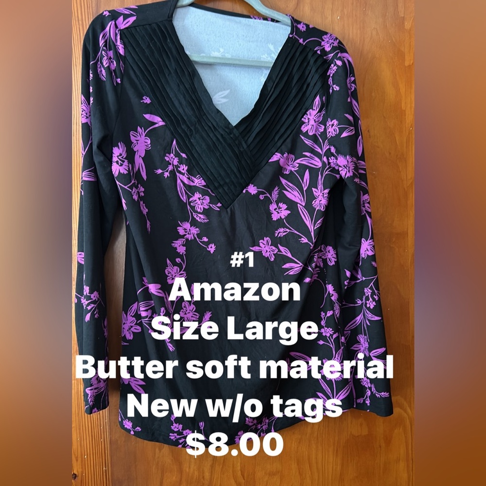Ladies Amazon blouse NWOT